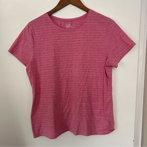 Soft Pink Striped T-Shirt